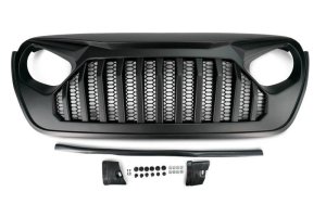 Jeep Wrangler JL Grill - DV8 Offroad - Angry - Black - `18-`27